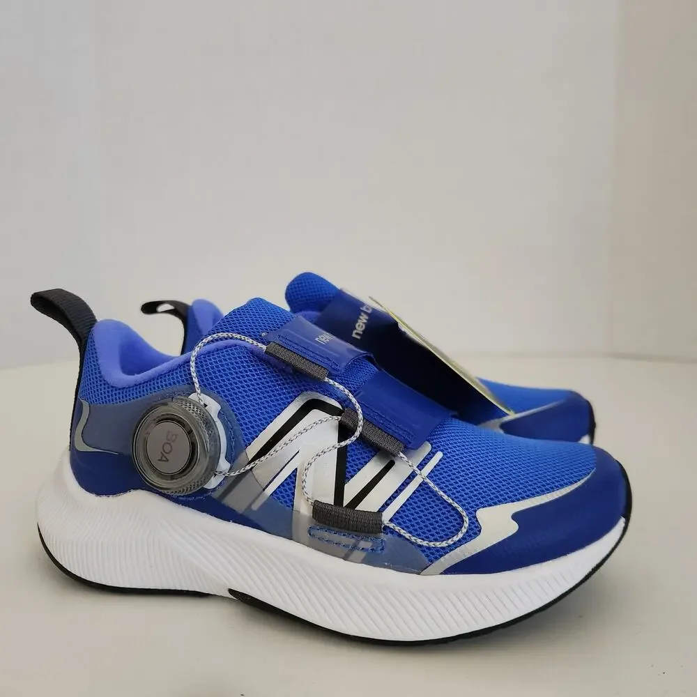 New Balance Kid's Dynasoft Reveal V4 Boa Running Shoe,Blue ,11 Little Kid